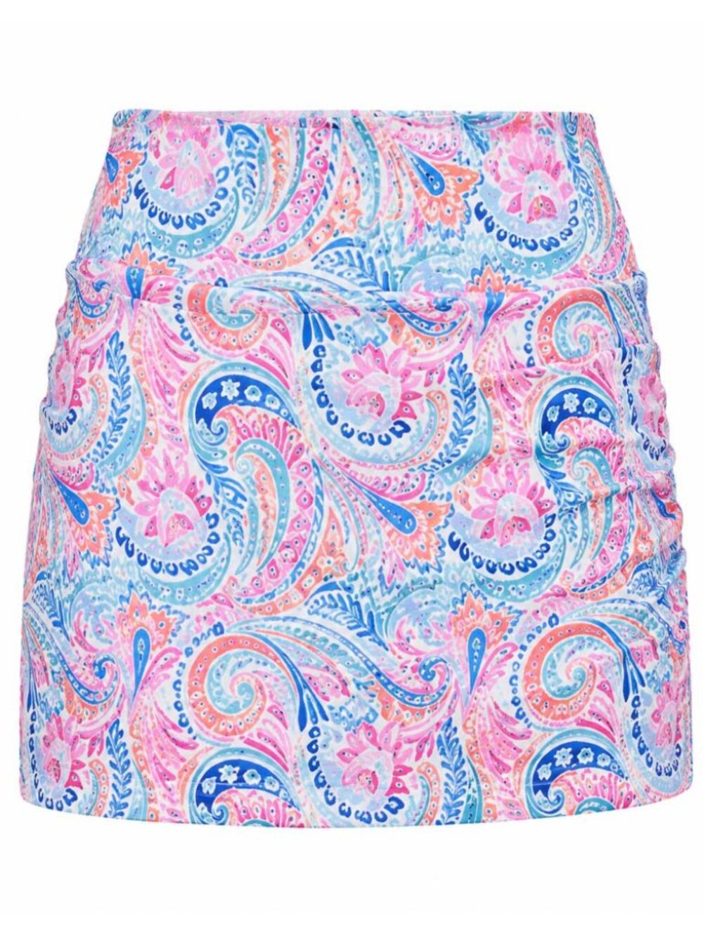 NWT Gottex Golf & Tennis Athletic Multi Paisley Skort XL
